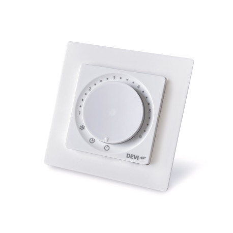Thermostat DEVIreg Basic Danfoss - Pour plancher chauffant - 16A - Blanc