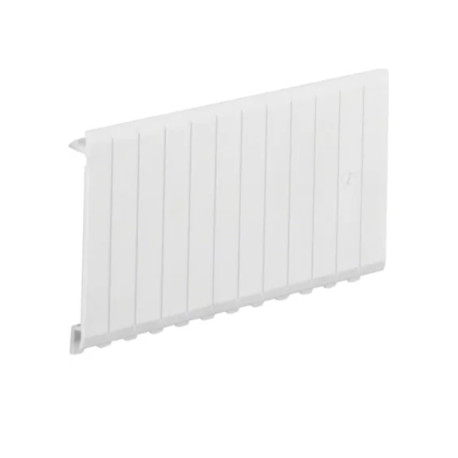 Obturateur en bande Hager - 6 modules - Blanc