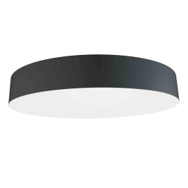Plafonnier applique LED Lima Aric - Rond - 10/15W - 3000/4000/5700K - Noir