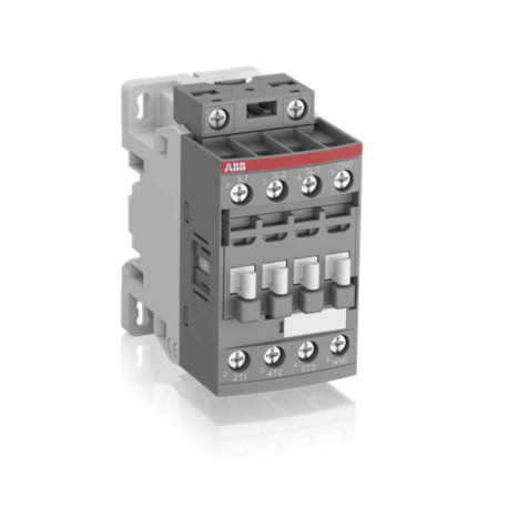 Contacteur moteur AF09Z-30-10-21 ABB - 3P+1NO - 4kW CA-3 - 9A CA-3 - Bobine 20/24-60V AC/DC