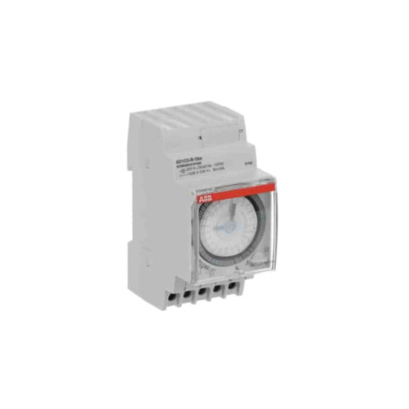 Horloge analogique journalière AD1CO-R-15m ABB - 1INV - 15mn - Avec réserve de marche