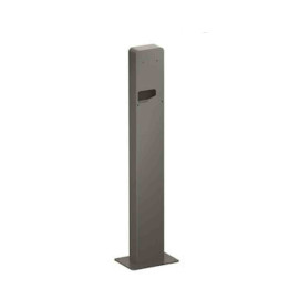 Pied TAC ABB - pour 1 station de recharge murale Terra AC - Aluminium - Anthracite