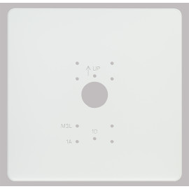 Plaque de propreté PPAV Aiphone - Pour postes intérieurs GT1D, GT1A et GT1M3L - Blanche