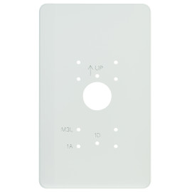 Plaque de propreté PPAVE Aiphone - Pour postes intérieurs GT1D, GT1A et GT1M3L - Blanche