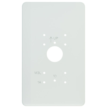 Plaque de propreté PPAVE Aiphone - Pour postes intérieurs GT1D, GT1A et GT1M3L - Blanche