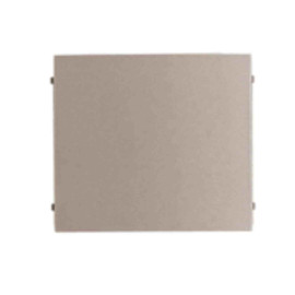 Façade zamak pleine GFBP Aiphone - Sans bouton d'appel ni perçage - Pour platine modulaire GT