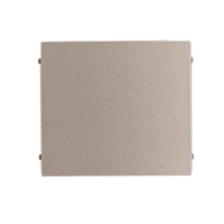 Façade zamak pleine GFBP Aiphone - Sans bouton d'appel ni perçage - Pour platine modulaire GT