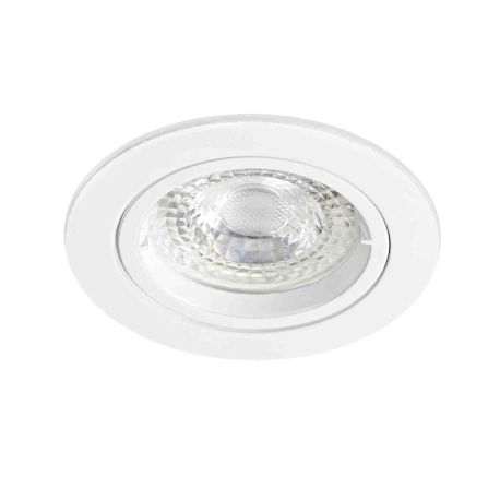 Spot LED encastré fixe Speed 50 Aric - Rond - 12V - 5.3W - 3000K - Blanc - Driver fourni