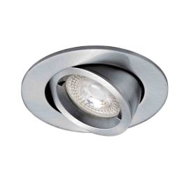 Spot encastré basculant Speed 90 Aric - Rond - 230V - GU10 - Max. 50W - Nickel - Sans lampe