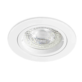 Spot encastré fixe Speed 50 Aric - Rond - 12V - GU5.3 - Max. 50W - Blanc - Sans lampe - Sans driver