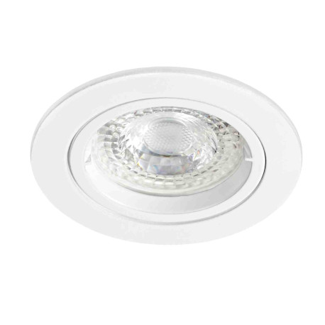 Spot encastré fixe Speed 50 Aric - Rond - 12V - GU5.3 - Max. 50W - Blanc - Sans lampe - Sans driver