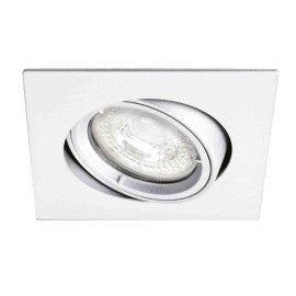 Spot encastré basculant Speed 70 Aric - Carré - 12V - GU5.3 - Max. 50W - Blanc - Sans lampe - Sans driver