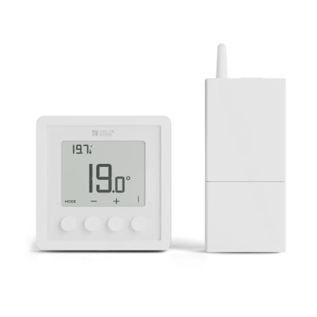 Thermostat d'ambiance Tybox RF 210 Delta Dore - Pour systèmes hydrauliques et aérauliques