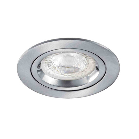 Spot encastré fixe Speed 50 Aric - Rond - 12V - GU5.3 - Max. 50W - Nickel - Sans lampe - Sans driver