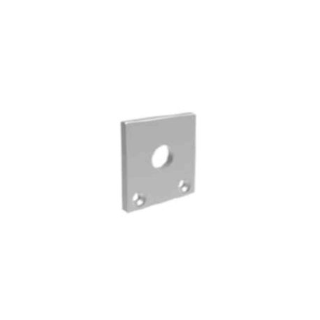Lot de 2 embouts de finition percés Indigo - pour profilé PR121 - Aluminium