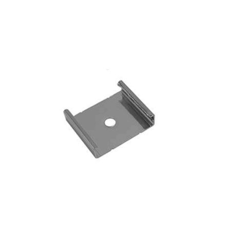 Lot de 4 clips de montage Indigo - Pour profil bandeau LED - L.18mm - Inox 304