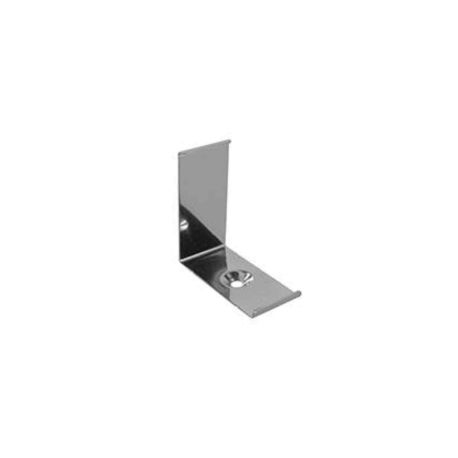 Lot de 4 clips de montage Indigo - Pour profil bandeau LED - L.31mm - Inox 304