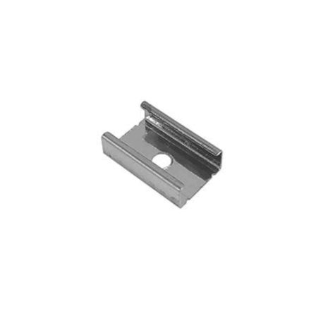 Lot de 4 clips de montage Indigo - Pour profil bandeau LED - L.15mm - Inox 304