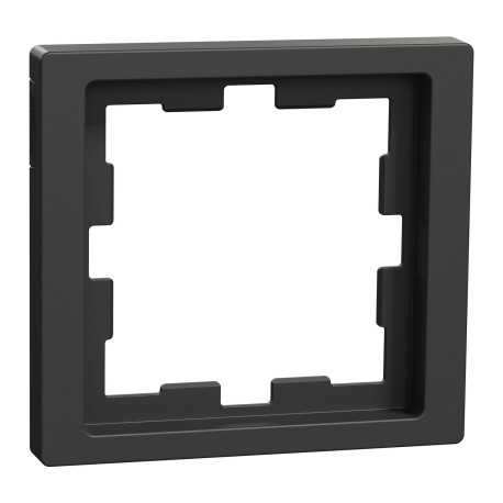 Plaque de finition D-Life Schneider Electric - 1 poste - Anthracite