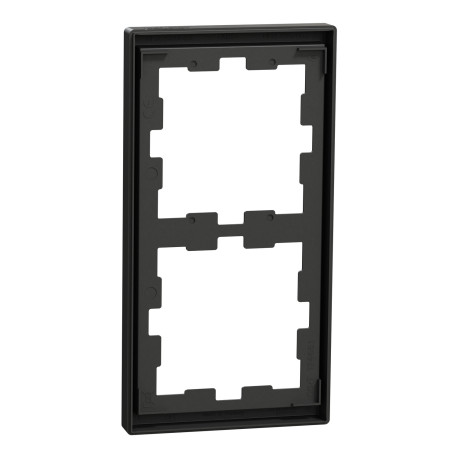 Plaque de finition D-Life Schneider Electric - 2 postes - Anthracite