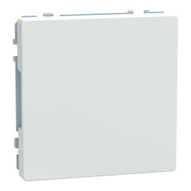 Obturateur D-Life Schneider Electric - 1 poste - Blanc Lotus