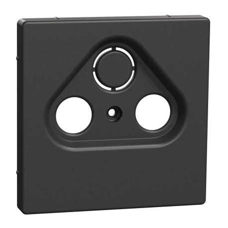 Enjoliveur pour prise TV/SAT D-Life Schneider Electric - Anthracite