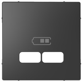 Enjoliveur pour chargeur USB A/C D-Life Schneider Electric - Anthracite