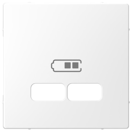 Enjoliveur pour chargeur USB A/C D-Life Schneider Electric - Blanc Lotus