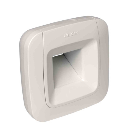 Bouche hygroréglable BDH C51 Aldes - Cuisine - Ø125mm - 15-55/135 m³/h - Bouton poussoir - A piles - Blanc