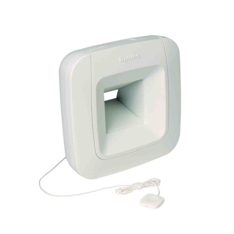 Bouche hygroréglable BDH C62 Aldes - Cuisine - Sans fût - 10-50/90 m³/h - Cordelette - Blanc