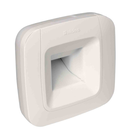 Bouche hygroréglable BDH W16 Aldes - WC - Ø80mm - 5/30m³/h - Bouton poussoir - A piles - Blanc
