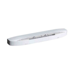 Kit entrée d'air + rallonge acoustique + grille de façade EAA2 22+RA+G-41 BL Atlantic - Autoréglable - 22 m3/h - Blanc