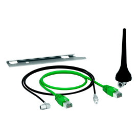 Antenne 4G Schneider - Avec câble coaxial 2m - Pour bornes de recharge EVlink Pro AC/ Smart Wallbox/ City
