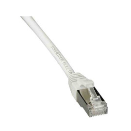 Cordon RJ45 CL-MNC S/FTP Schneider - 4 paires en câbles - Cat. 6A - 1m - Blanc