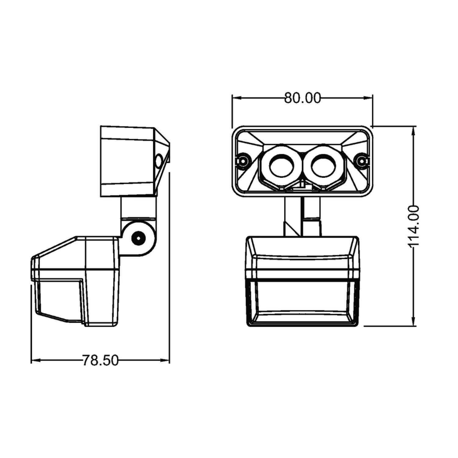 [Theben - 9080041] Détecteur de mouvement theLeda B Sensor WH