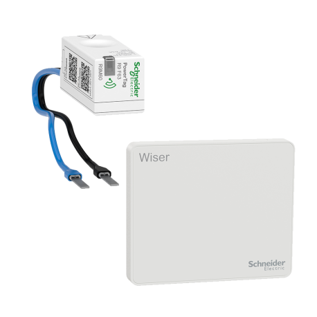 Pack Wiser Mesure de l'énergie - 1 Capteur de mesure PowerTag + 1 Passerelle Wifi ZigBee Génération 2
