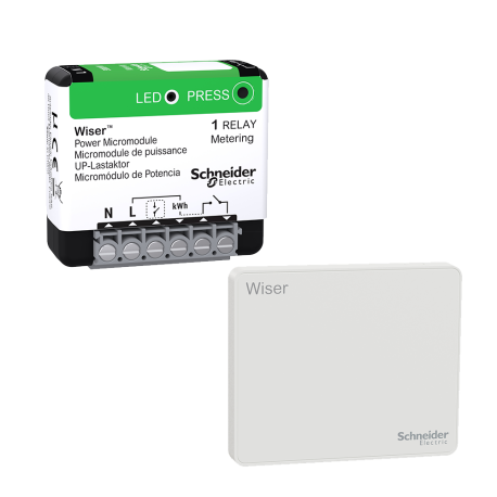 Pack Wiser - Démarrage ballon d'eau chaude - Micromodule encastré + Passerelle Wifi
