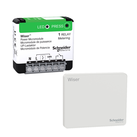 Pack Wiser - Démarrage ballon d'eau chaude - Micromodule encastré + Passerelle Wifi
