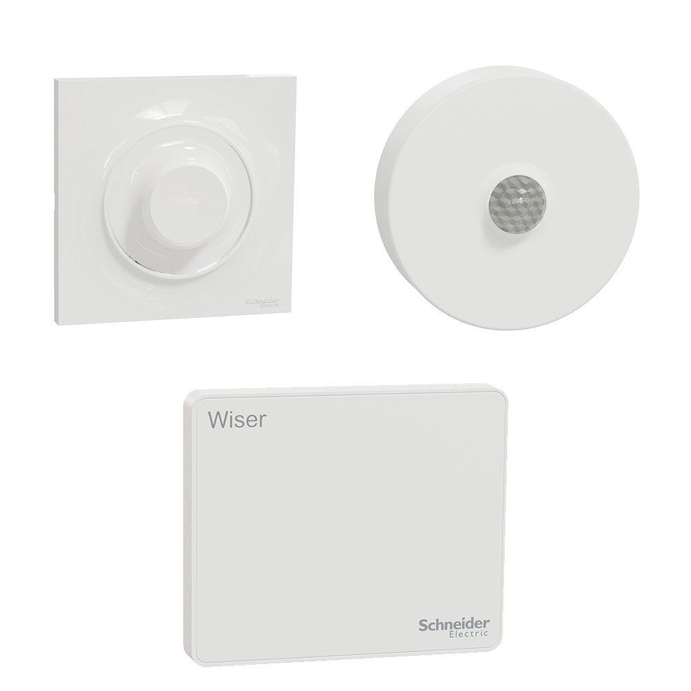 Pack Éclairage Connecté Wiser Schneider – Détecteur + Variateur LED