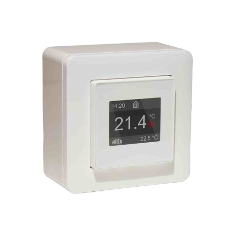 Thermostat électronique programmable avec écran tactile Frico - 16A - 230V - IP21 - Blanc
