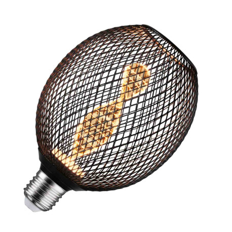 Ampoule LED Metallic Glow Helix Paulmann - Globe - E27 - 3.5W - 1800K - E27 - Noir