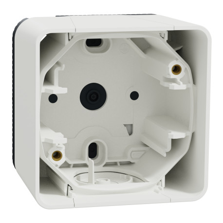 Boîte 1 poste saillie IP55 IK08 - Blanc - Mureva Styl