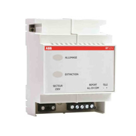 Boitier de télécommande polarisé BT 12V Kaufel ABB - 4 modules - Toutes technologies - Max. 500 blocs