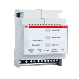 Télécommande pour gamme SATI multifonctions BT 8F Kaufel ABB - 4 modules - Batteries Nihm - Max. 500 blocs