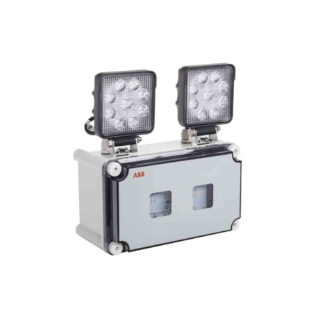 Bloc à phares étanche Compact SATI Duo C 3000L A Kaufel ABB - 2200Lm/1h - IP65