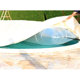 Coussin d’hiver Flot’Up ECO - L.2m - Pour piscine entre 2,5 et 3,4m - PE BD - Transparent - POOLCO