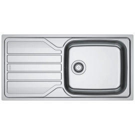 Évier Flash FLL 611-XL Franke - A encastrer - 1 cuve & 1 égouttoir réversible - Inox