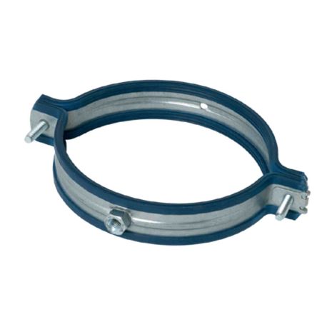 Collier CU isolé antivibratile Aldes - Ø250mm - Avec joint caoutchouc - Acier galvanisé