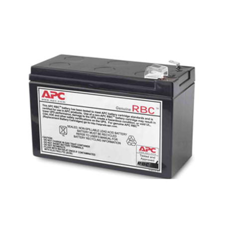 Batterie de rechange APC 110 Schneider - 12 V - 7,0 Ah - Pour onduleurs Back UPS et Easy UPS