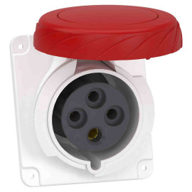 Socle prise industrielle Mureva Schneider Electric - 32A - 4P - IP67 - A vis